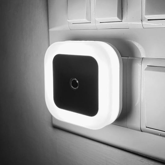 0.5 W LED Night Lamp Automatic Sensor Smart LED Night Light for Kids Elderly Bedroom Plug Type – Pack of 1 (White)
