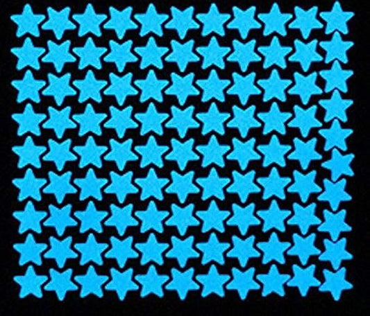 100 Pcs Fluorescent Glow in the Dark Stars Wall Stickers for Kids Rooms Decoration Living room Baby Bedroom Ceiling Home Decor