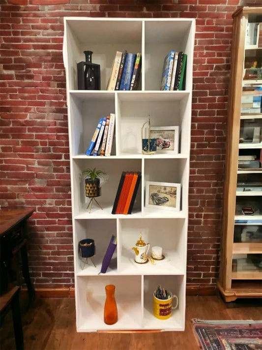 ‎ Book, Decoration & Accessories Storage Unit - White 175*65*30 New ‎