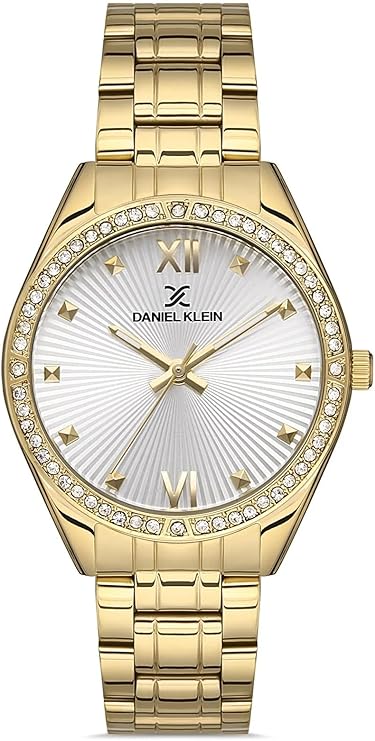 Daniel Klein DK.1.13088-3 Analog Watch for Women 36 mm Size Gold