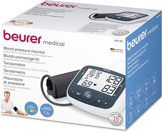 Beurer BM40 Upper Arm Automatic Blood Pressure + adapter