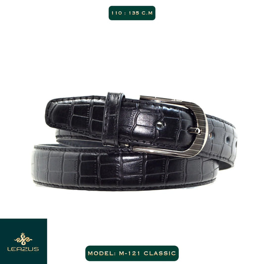 Leather classic belt – M-121