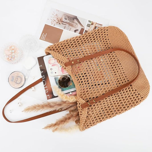 STAYOUNG Large Straw Tote Bag for Women