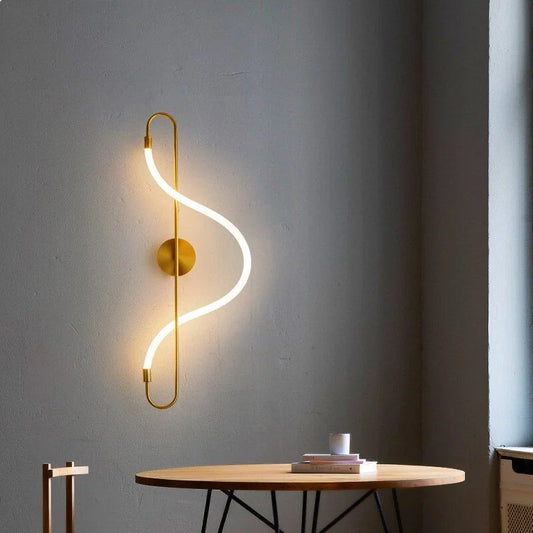 Spiral wall lamp – (code: 628)