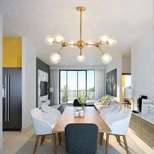 G9 chandelier -shiny gold /code:555