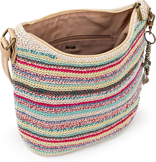 The Sak Sequoia Hobo Bag - Hand Crochet Large Women's Purse for Everyday & Travel - Durable Handbag & Tote With Zipper Pocket