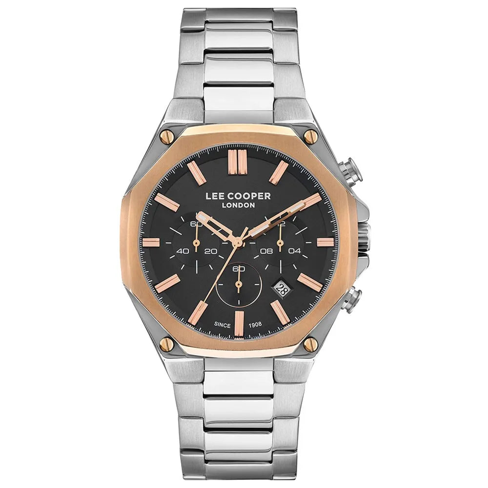 LEE COOPER Men’s Multi-Function Silver Metal Dial Watch – LC07319.550