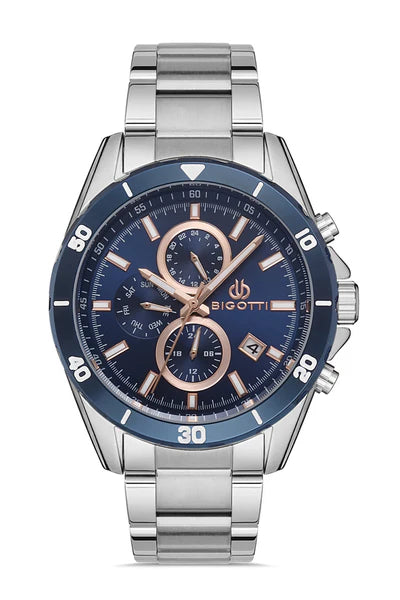 BIGOTTI MILANO MENS STAINLESS STEEL STRAP WATCH – BG.1.10247-2