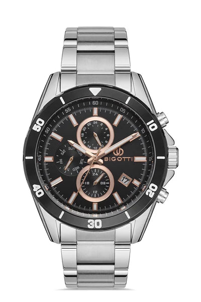 BIGOTTI MILANO MENS STAINLESS STEEL STRAP WATCH – BG.1.10247-3