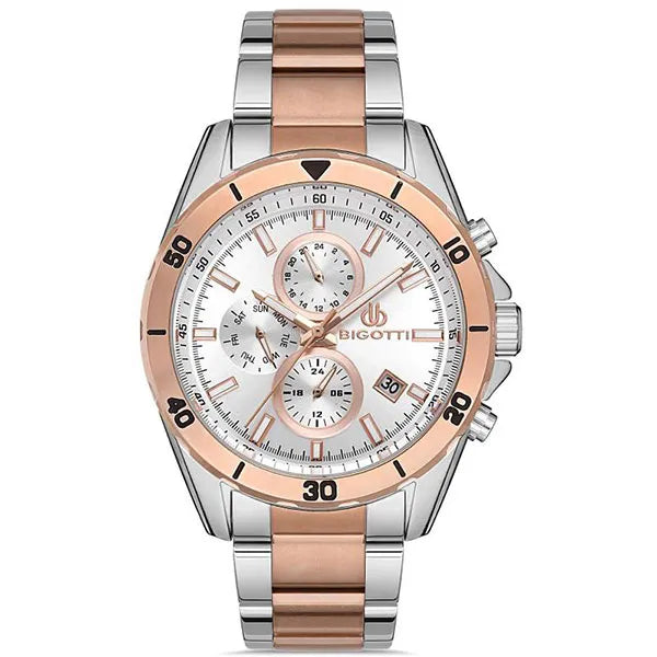 BIGOTTI MILANO MENS STAINLESS STEEL STRAP WATCH – BG.1.10247-4