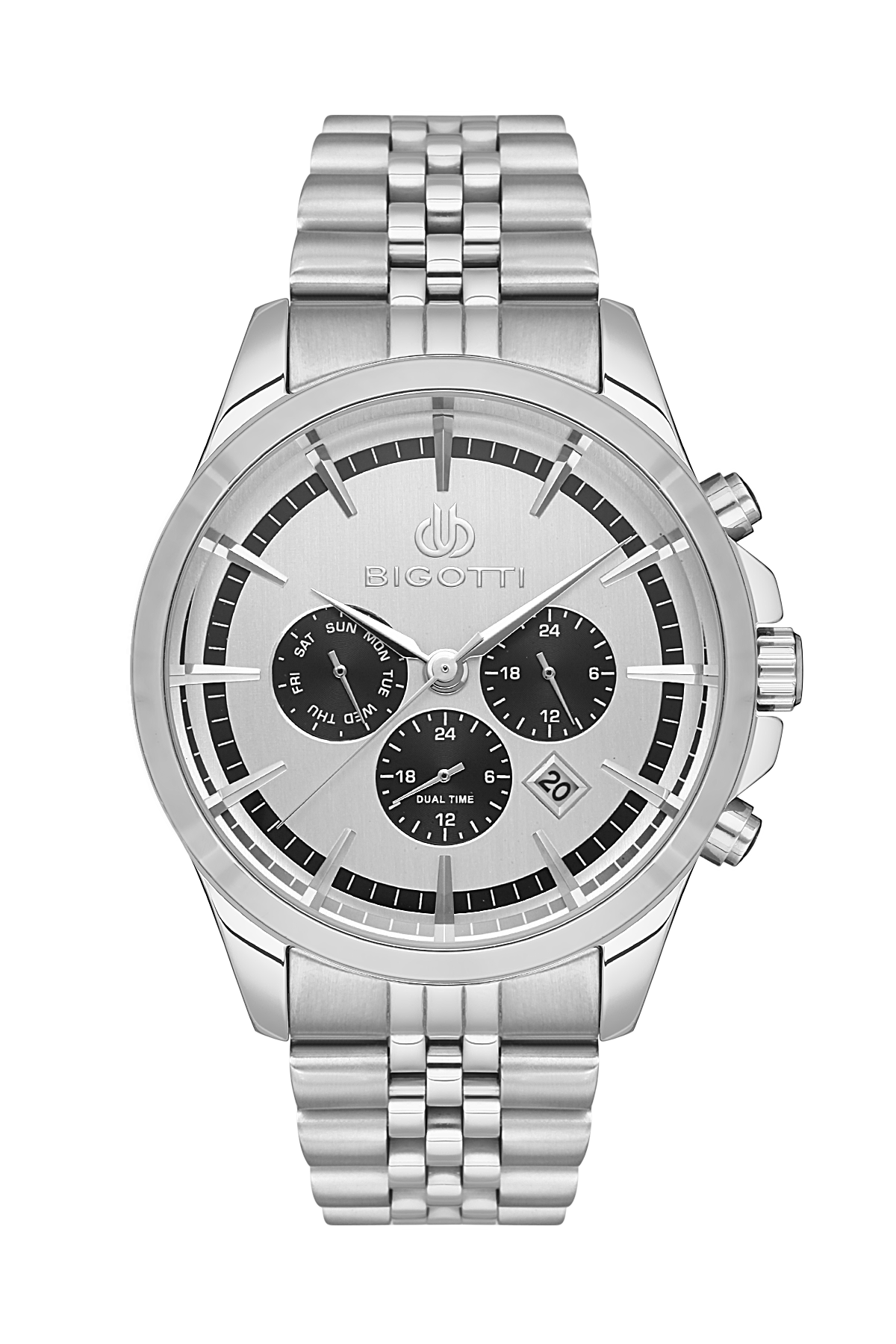 BIGOTTI MILANO MENS STAINLESS STEEL STRAP WATCH – BG.1.10468-1
