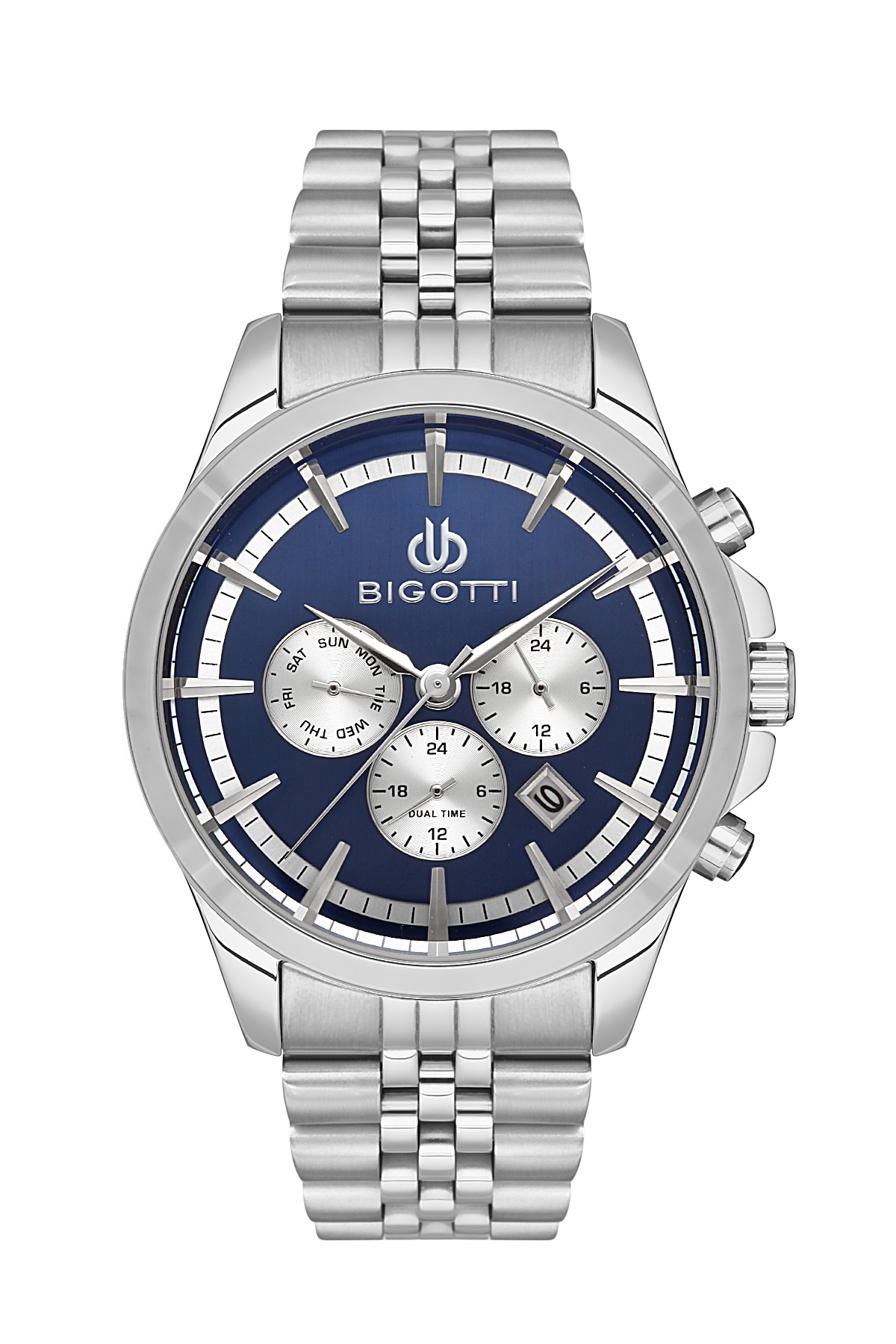 BIGOTTI MILANO MENS STAINLESS STEEL STRAP WATCH – BG.1.10468-3