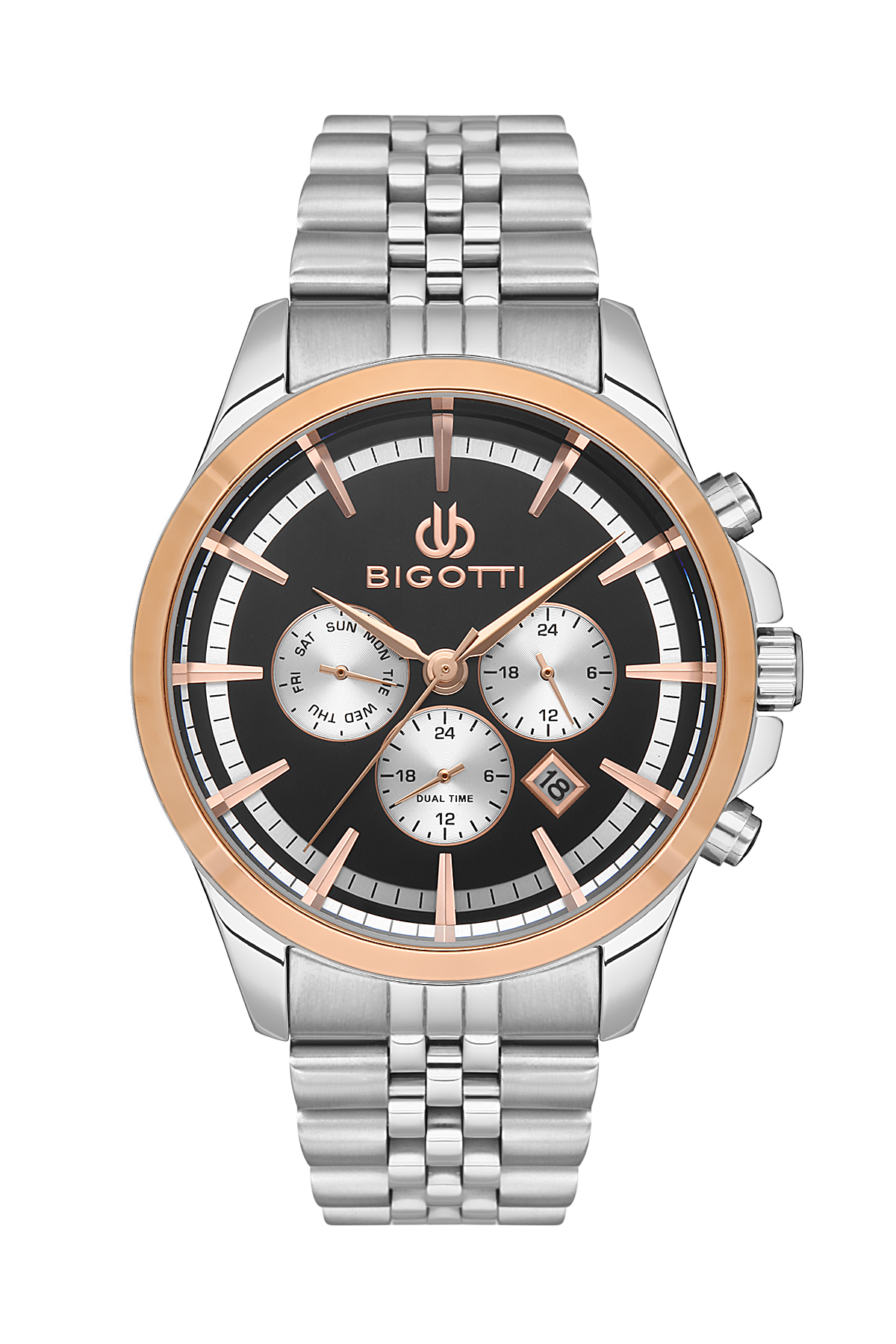 BIGOTTI MILANO MENS STAINLESS STEEL STRAP WATCH – BG.1.10468-4