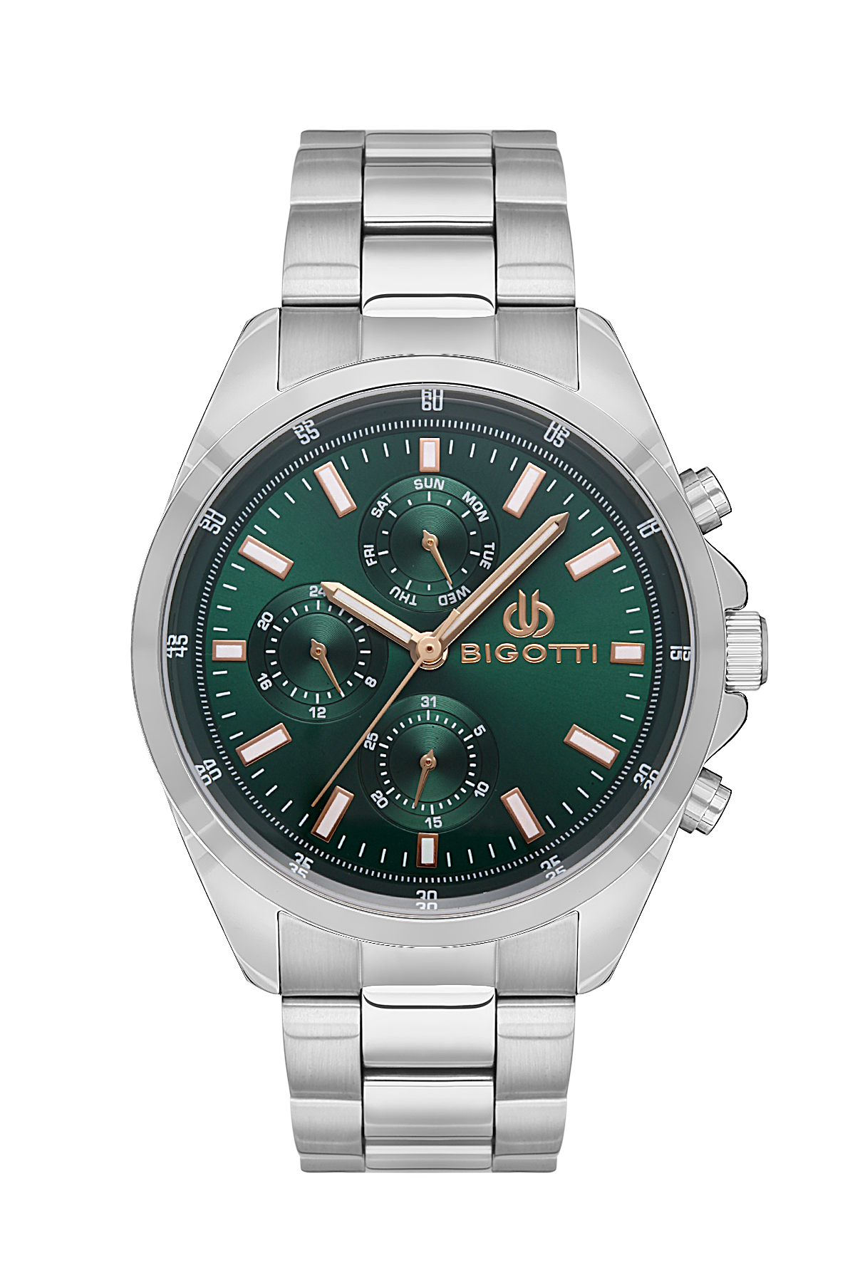 BIGOTTI MILANO MENS STAINLESS STEEL STRAP WATCH – BG.1.10470-2