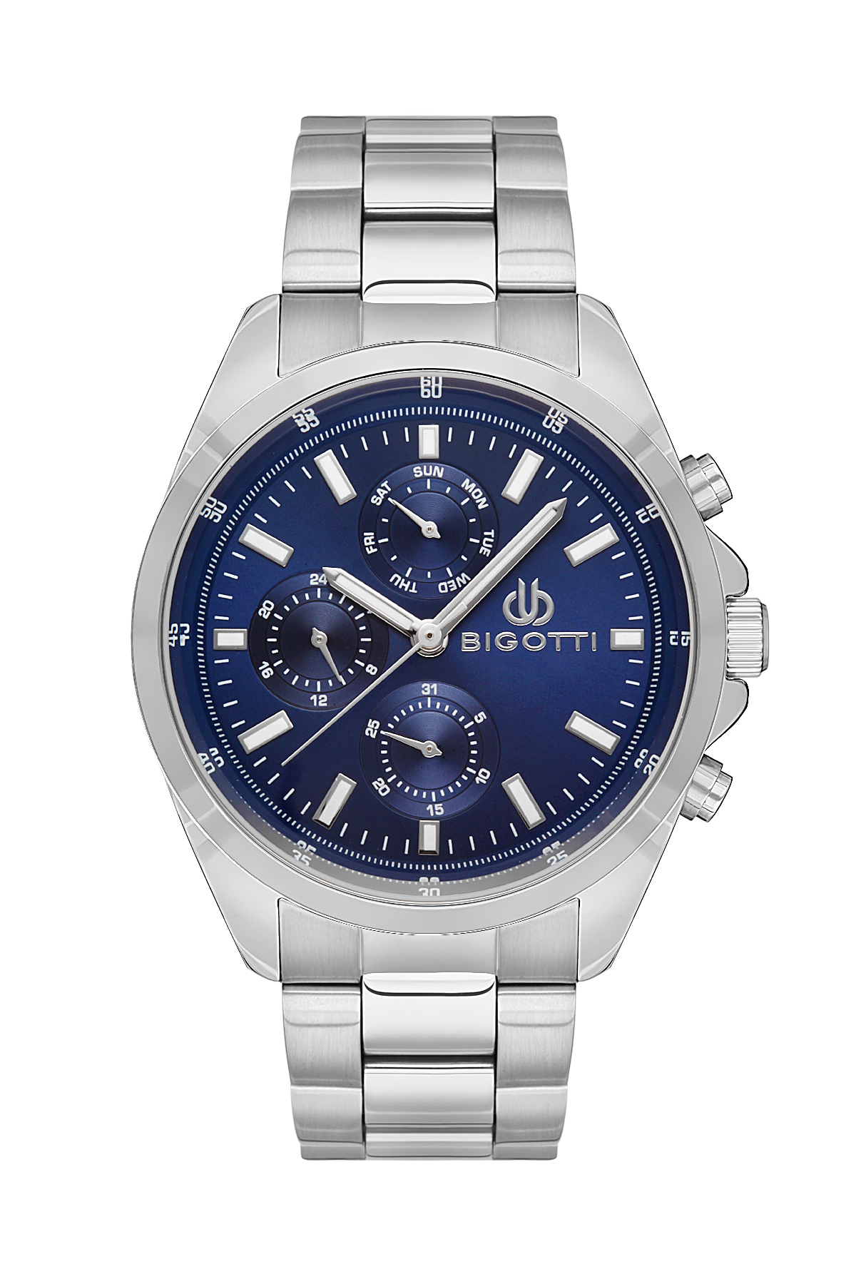 BIGOTTI MILANO MENS STAINLESS STEEL STRAP WATCH – BG.1.10470-3