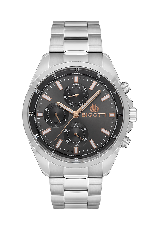 BIGOTTI MILANO MENS STAINLESS STEEL STRAP WATCH – BG.1.10470-4