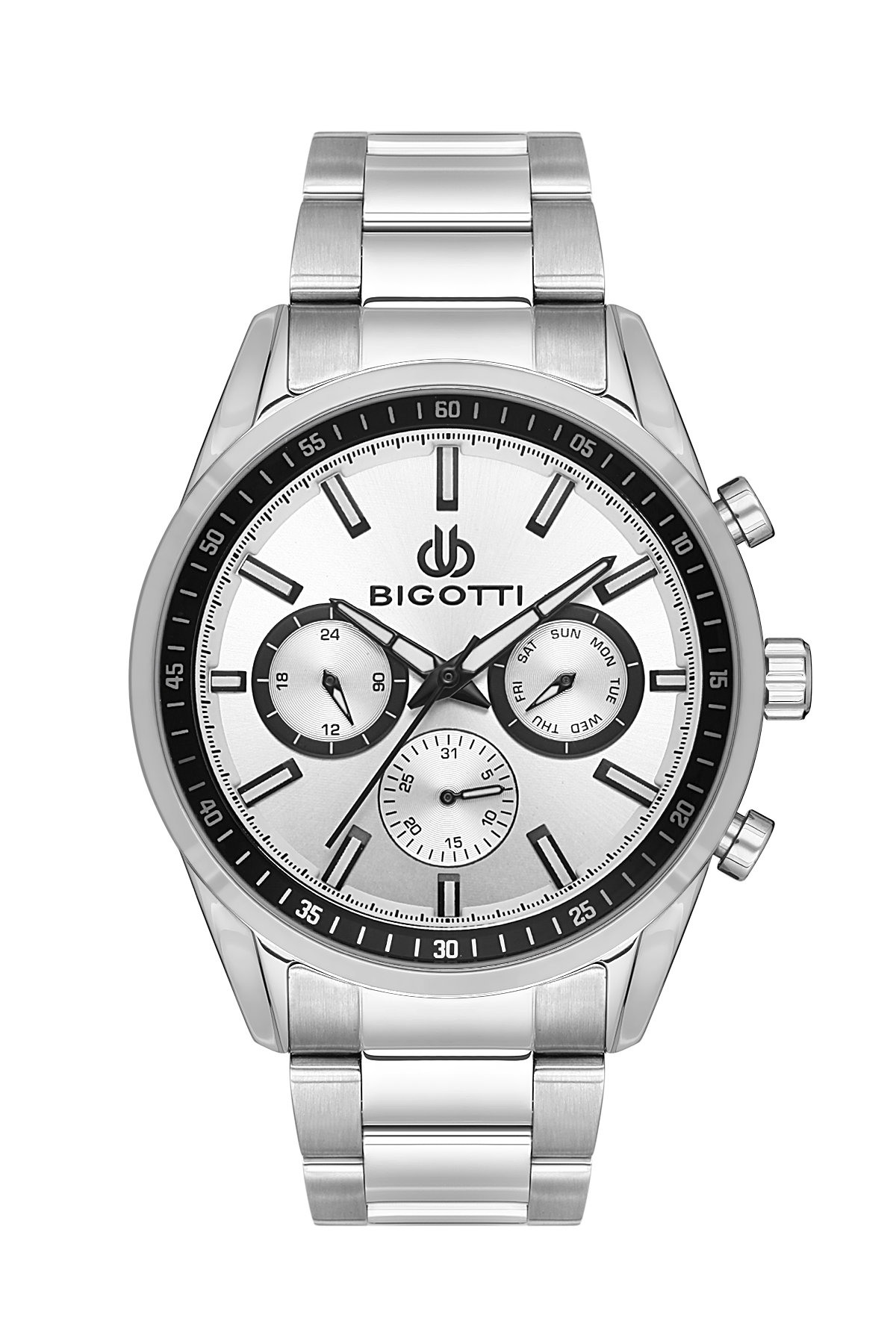 BIGOTTI MILANO MENS STAINLESS STEEL STRAP WATCH – BG.1.10472-1
