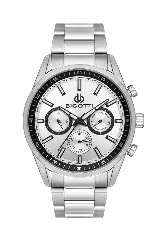 BIGOTTI MILANO MENS STAINLESS STEEL STRAP WATCH – BG.1.10472-1
