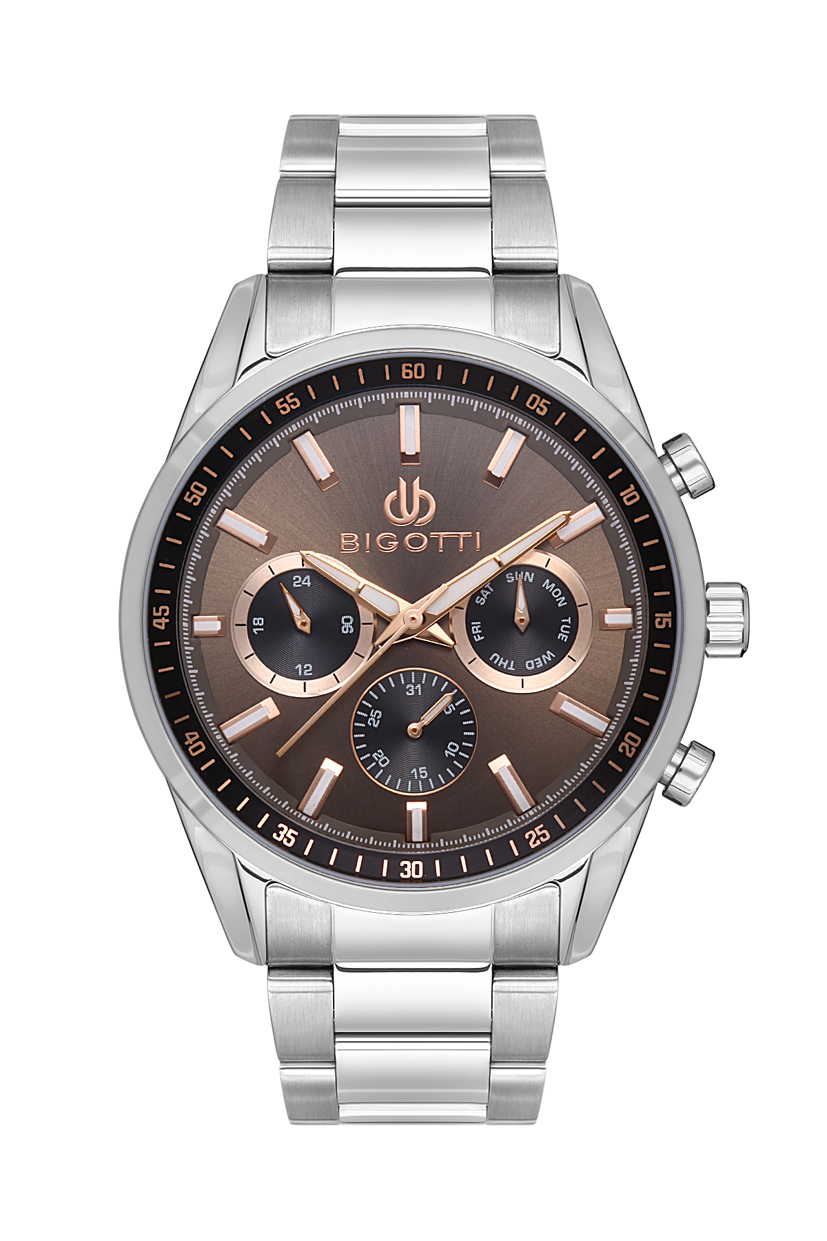 BIGOTTI MILANO MENS STAINLESS STEEL STRAP WATCH – BG.1.10472-4