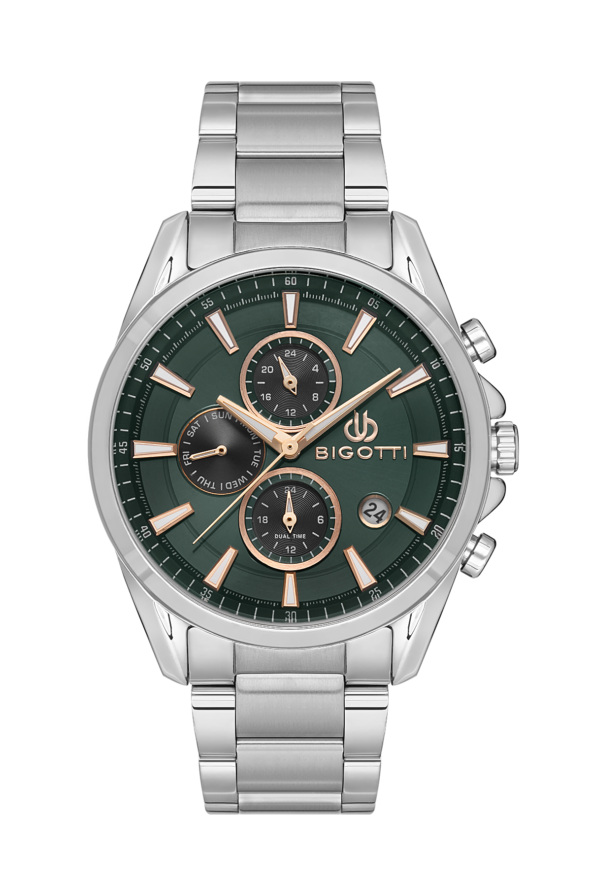BIGOTTI MILANO MENS STAINLESS STEEL STRAP WATCH – BG.1.10479-4