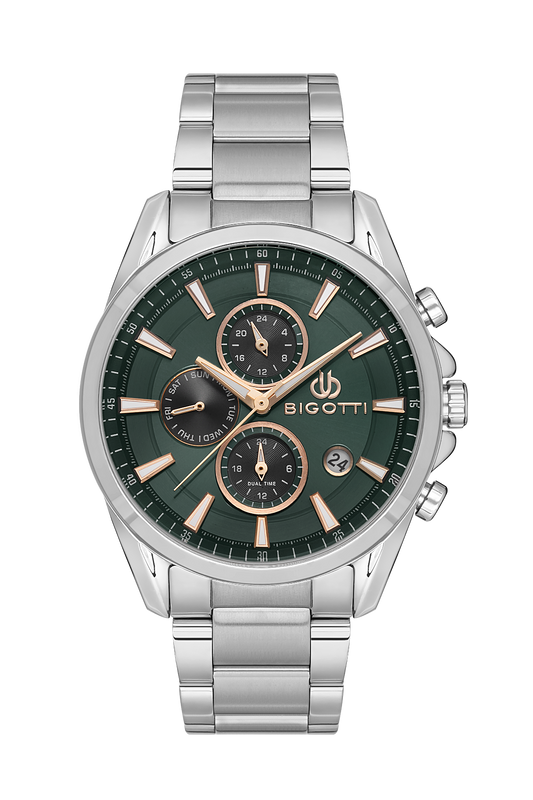 BIGOTTI MILANO MENS STAINLESS STEEL STRAP WATCH – BG.1.10479-4