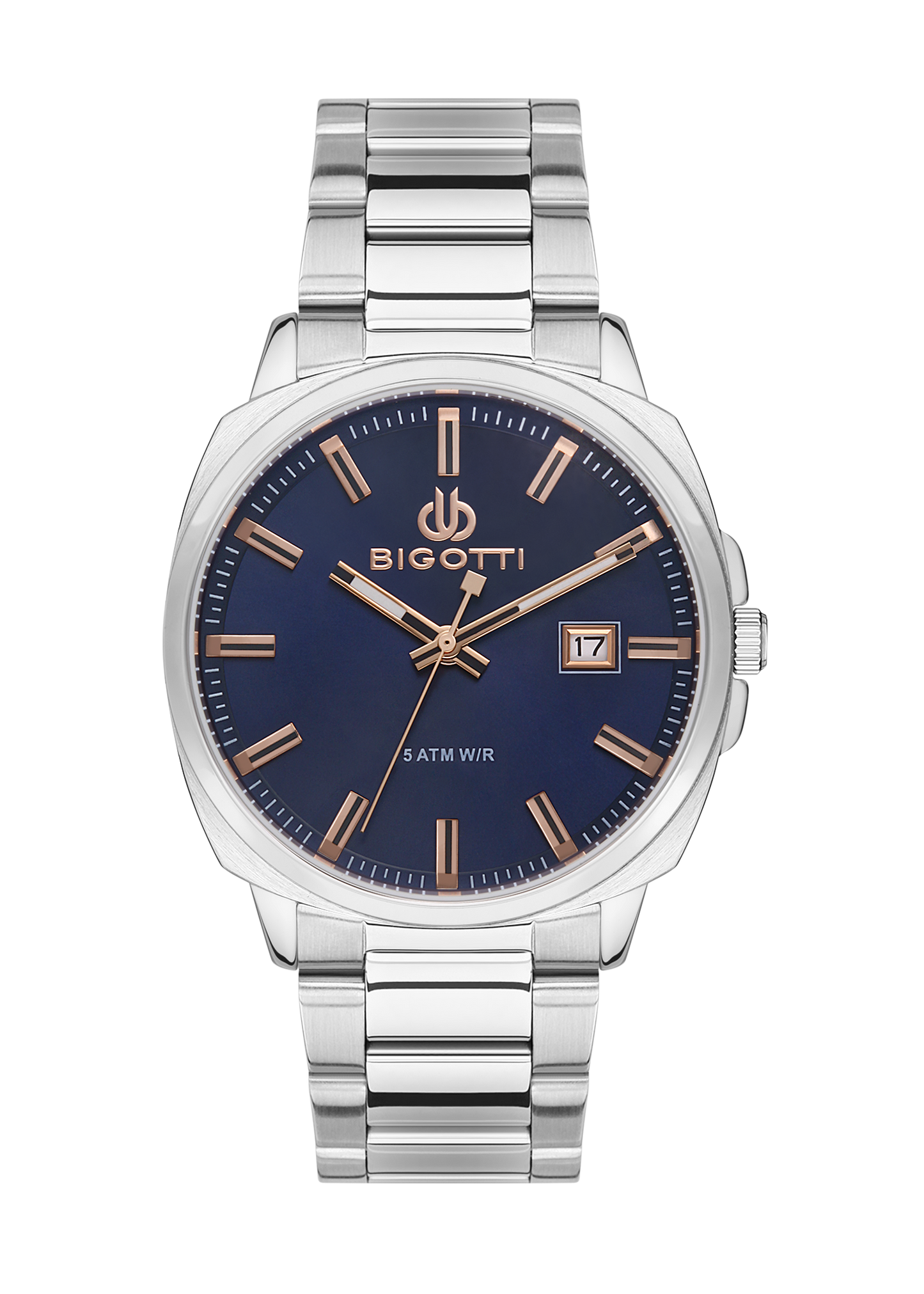 BIGOTTI MILANO MENS STAINLESS STEEL STRAP WATCH – BG.1.10483-3