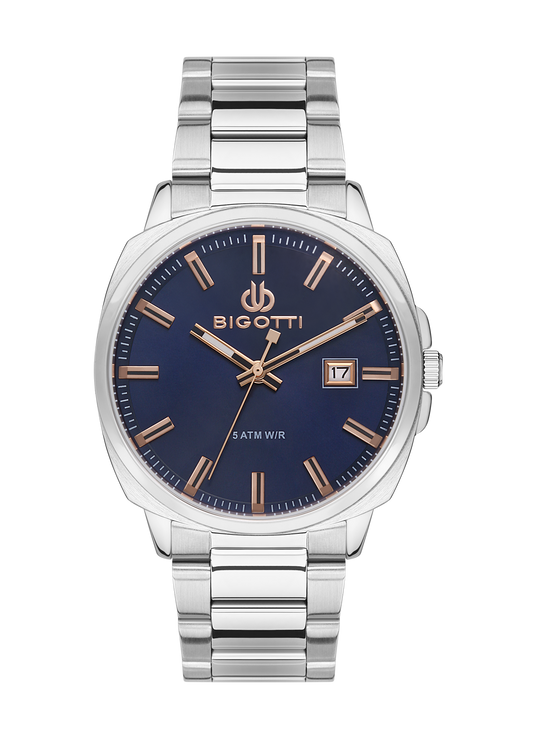 BIGOTTI MILANO MENS STAINLESS STEEL STRAP WATCH – BG.1.10483-3