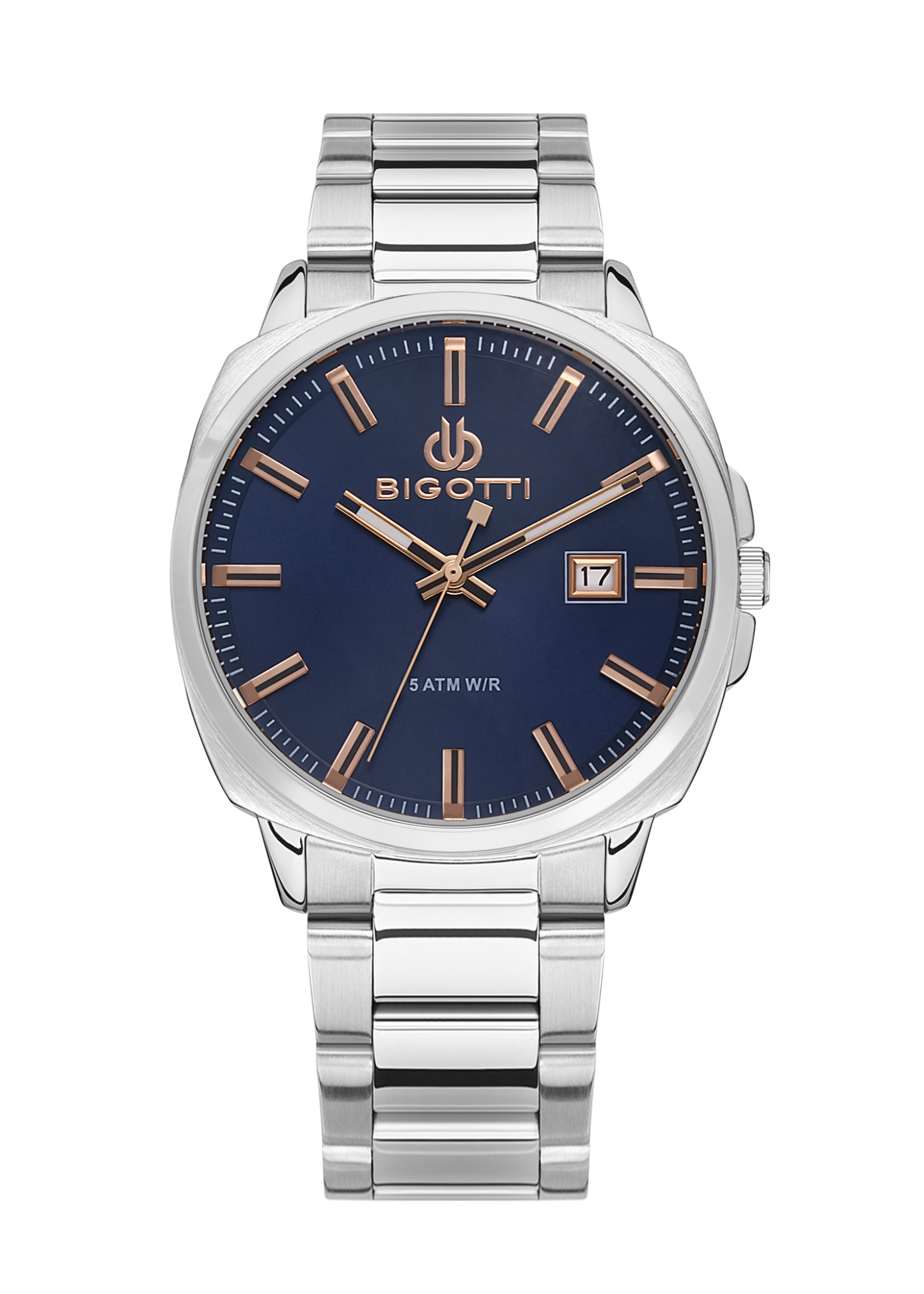 BIGOTTI MILANO MENS STAINLESS STEEL STRAP WATCH – BG.1.10483-3