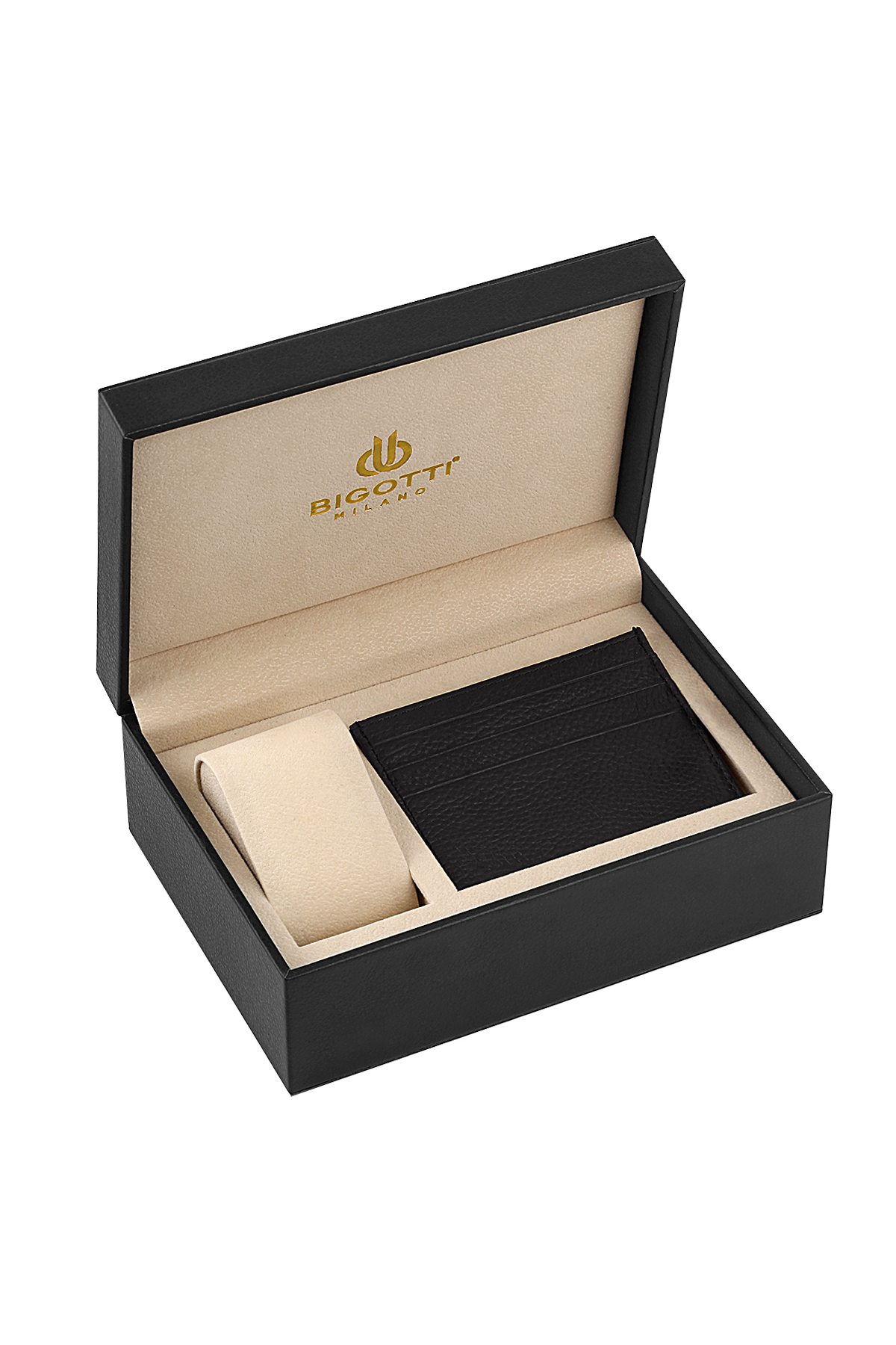 BIGOTTI MILANO MENS STAINLESS STEEL STRAP WATCH WITH GIFT SET – BG.1.10485-4