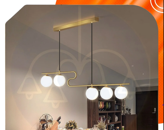 Z chandelier - Shiny  gold - code : 440