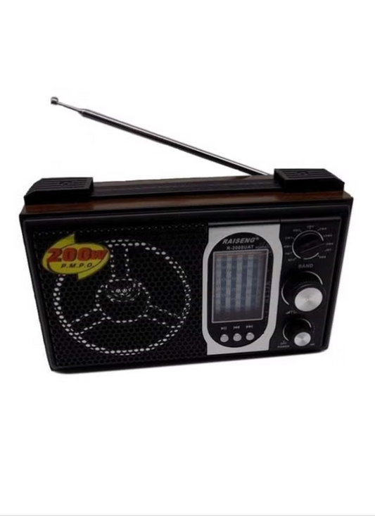Generic Raiseng Portable Radio R-2008UAT Black/Dark Brown