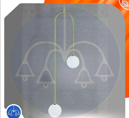 ‎Double Hanging 60 cm – Gold Glossy – (Code:452)‎