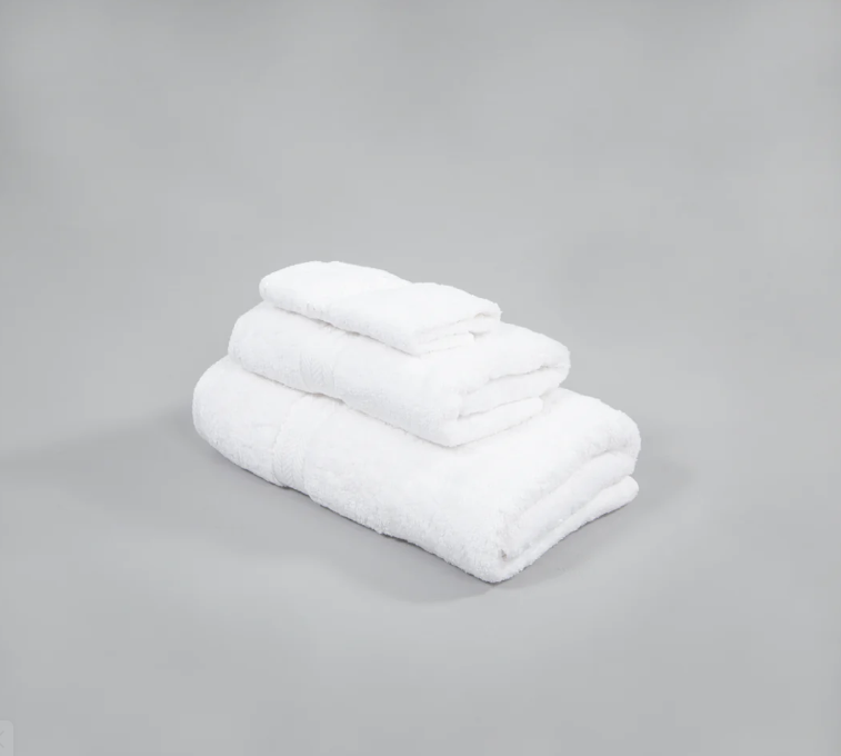 Terry Towel, Cotton - White