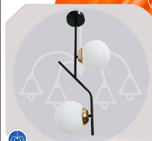 ‎Double zigzag spoon – Black*Gold – (Code:408)‎