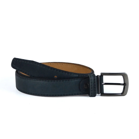 Leather Semi formal belt – B-11GRAY PULUP