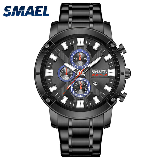 SMAEL WATCH For Men Leather-S6010-BRG