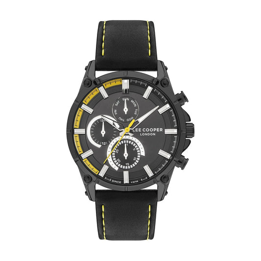 LEE COOPER Men’s Multi Function Black Dial Watch LC07531.361
