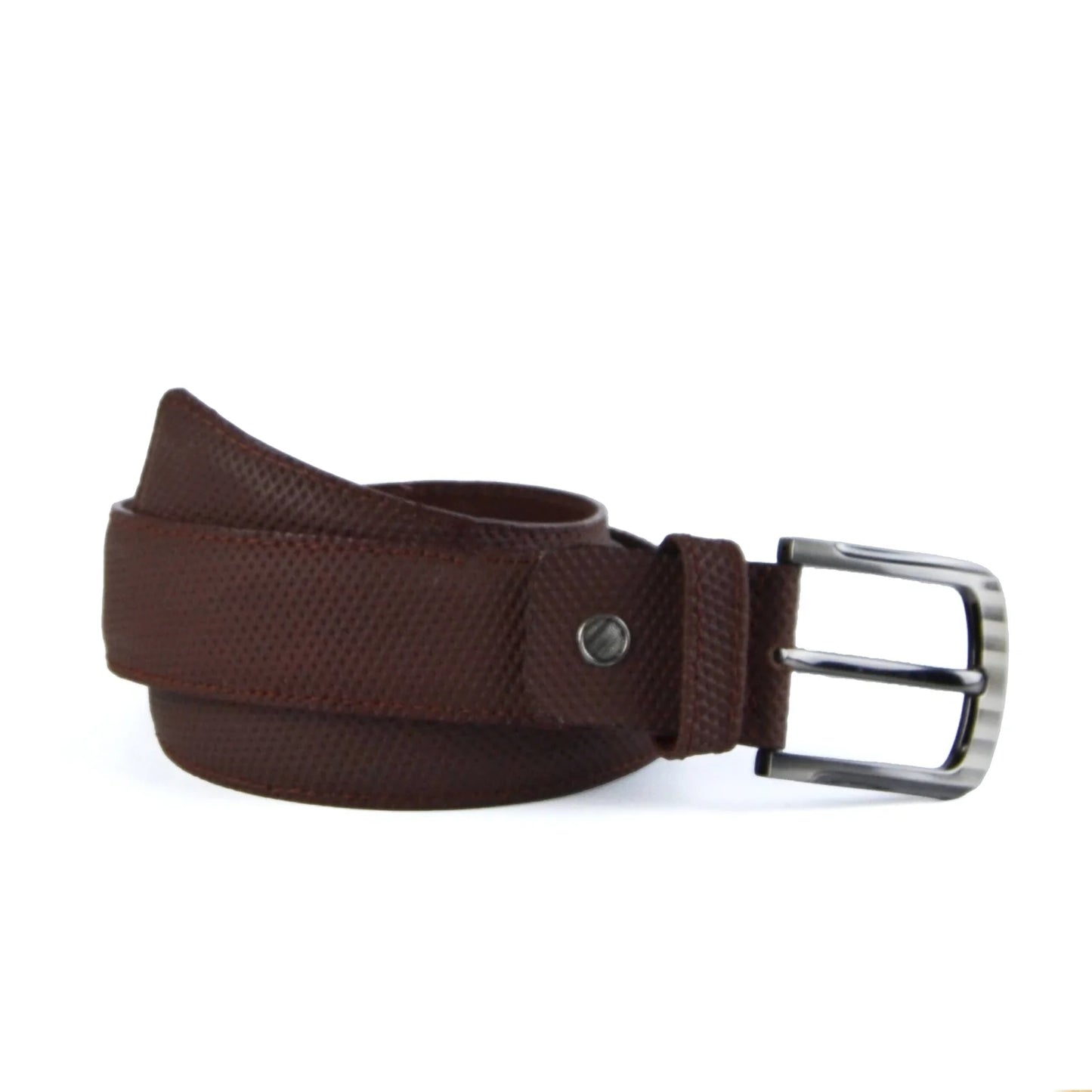 Leather Semi formal belt – M-12 BROWN