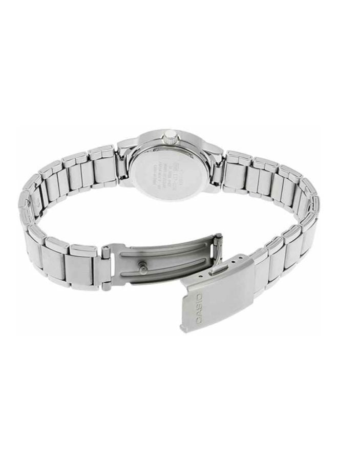 Women's Enticer Analog Watch LTP-1230D-1CDF - 30 mm - Silver