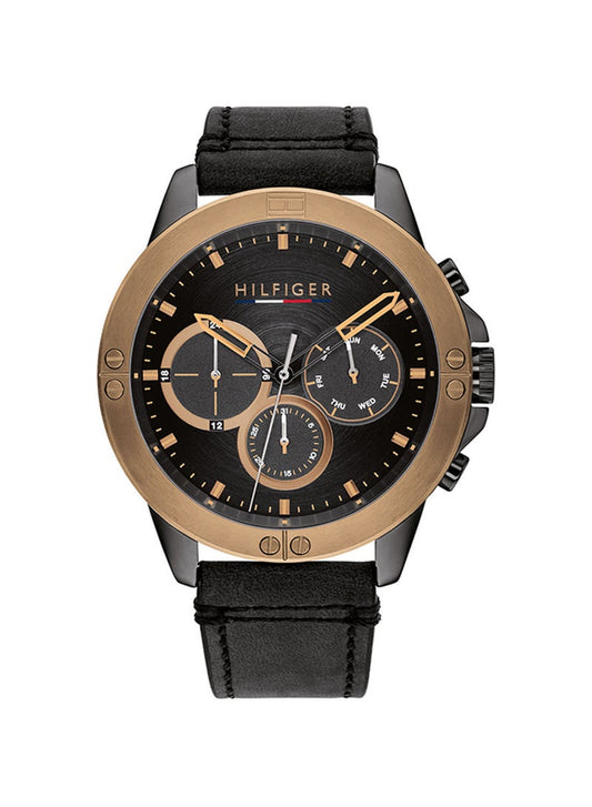 TOMMY HILFIGER Men's Harley Black Dial Watch - 1791893