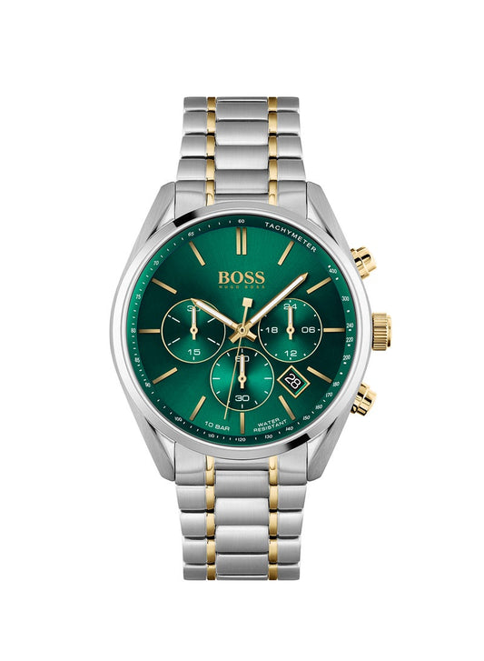 HUGO BOSS Men's Champion Green Dial Watch - 1513878