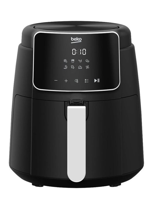 Multi-function fryer without oil – B E K O – FRL2244B – 1500 W – 3.9 L for 0.8 kg of French fries – 8 programs – T ctil display – Black