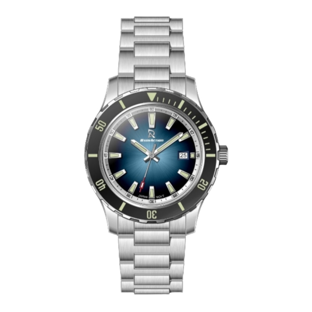 DASH ACTION WATCH-MEN-STAINLESS STEEL- D1954-SP