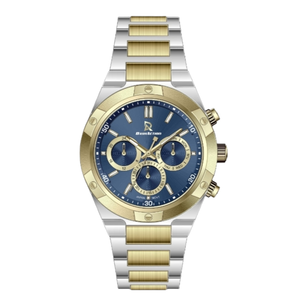 DASH ACTION WATCH-MEN-STAINLESS STEEL- D1950-TGSP