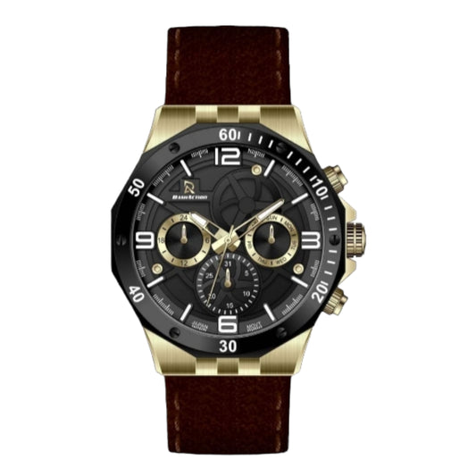 DASH ACTION WATCH-MEN-LEATHER-CHRONOGRAPH-D1945-LGB