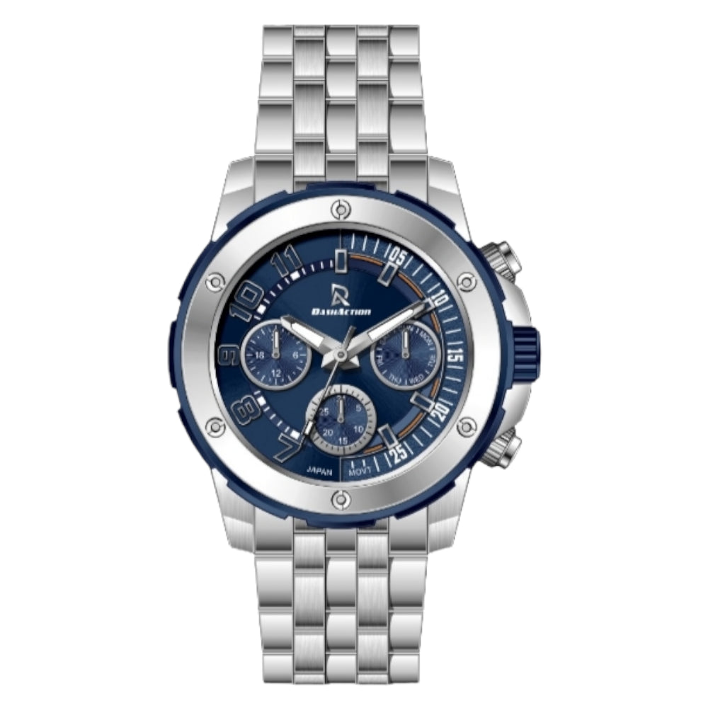 DASH ACTION WATCH-MEN-STAINLESS STEEL- D1956-SP