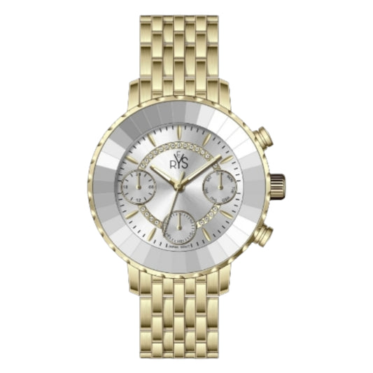 REYS WATCH WATCH-WOMEN-STAINLESS STEEL-GOLD AND SILVER R2041-GS