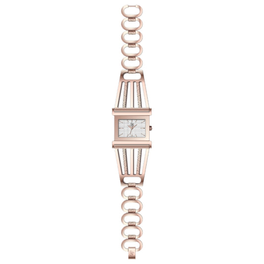REYS WATCH WATCH-WOMEN-STAINLESS STEEL-ROSE GOLD AND SILVER R2038-RS