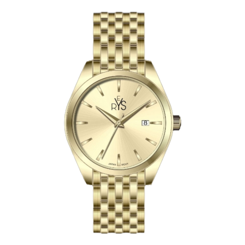 REYS WATCH WATCH-MEN-STAINLESS STEEL-GOLD R2033-GG