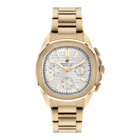 BEVERLY HILLS POLO CLUB Men’s Multi-Function Silver Dial Watch – BP3212X.130